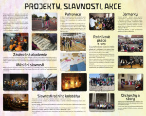 Projekty, slavnosti a akce